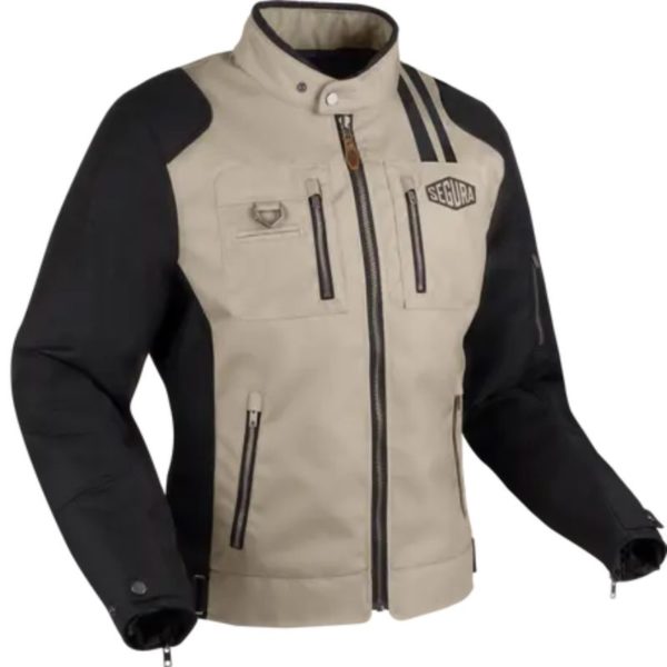 CHAQUETA SEGURA SCORPIO NEGRO TAUPE