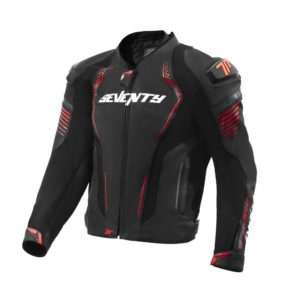 CHAQUETA SEVENTY SD-JL24 SPOILER HOMBRE NEGRO ROJO