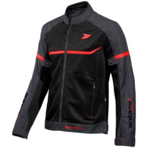 CHAQUETA SEVENTY SD-JR30.1 MOJAVE RACING NEGRA ROJA