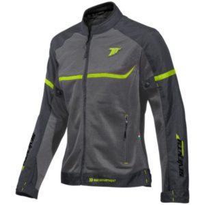 CHAQUETA SEVENTY SD-JR30.2 MOJAVE RACING GRIS AMARILLO FLUOR