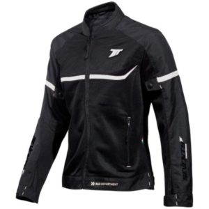 CHAQUETA SEVENTY SD-JR30.2 MOJAVE RACING NEGRA BLANCA