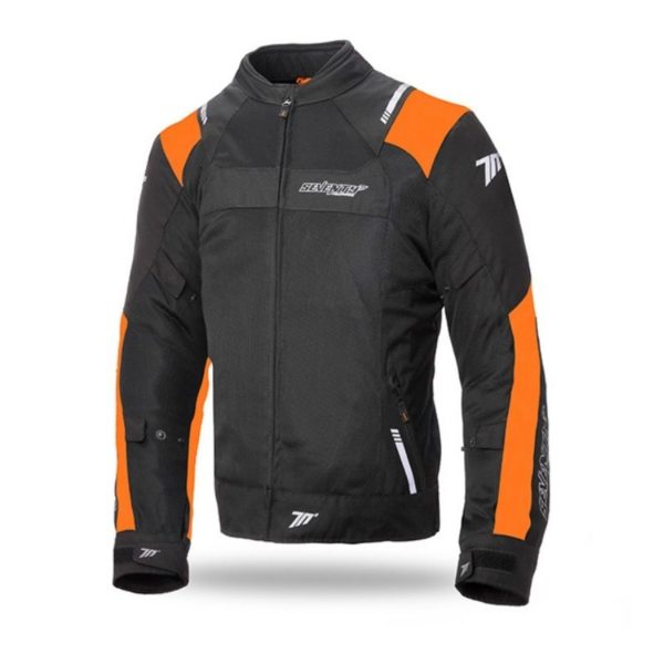 Chaqueta Seventy SD-JR52 VERANO RACING HOMBRE NEGRA NARANJA