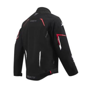 CHAQUETA SEVENTY SD-JR65 PISTON HOMBRE NEGRO ROJO BLANCO