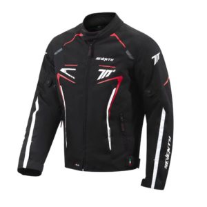 CHAQUETA SEVENTY SD-JR65 PISTON HOMBRE NEGRO ROJO BLANCO