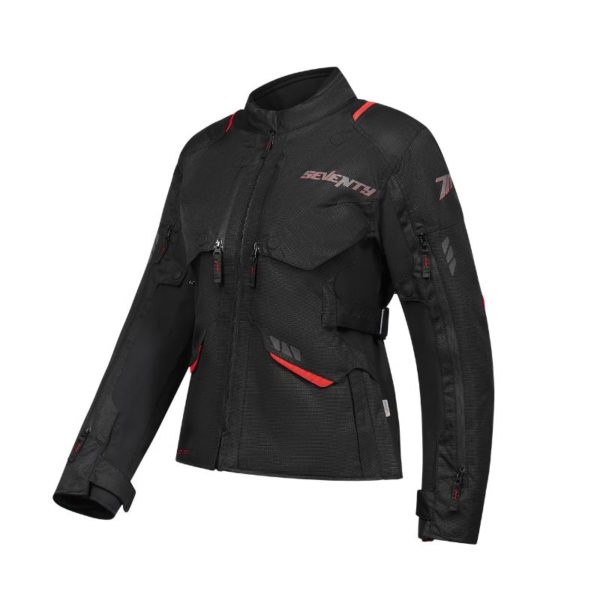 CHAQUETA SEVENTY SD-JT67 TANAMI HOMBRE NEGRO ROJO