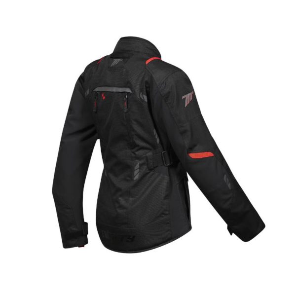 CHAQUETA SEVENTY SD-JT69 TANAMI MUJER NEGRO ROJO
