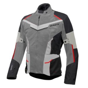 CHAQUETA SEVENTY SD-JT70 ATACAMA VERANO TOURING HOMBRE NEGRO GRIS ROJO