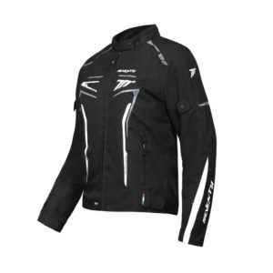 CHAQUETA SEVENTY SD-JR67 PISTON MUJER NEGRO GRIS BLANCO