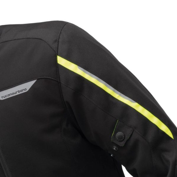 CHAQUETA TUCANO URBANO 4STROKE HYDROSCUD® NEGRO AMARILLO FLUOR