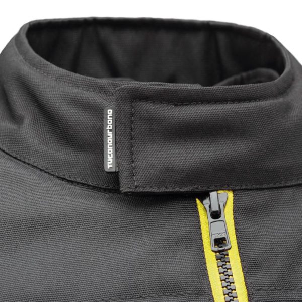 CHAQUETA TUCANO URBANO ROCKET NEGRO AMARILLO FLUO