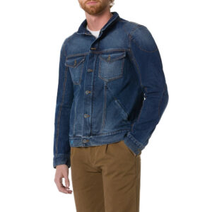 CHAQUETA VAQUERA PMJ WEST AZUL GASTADO