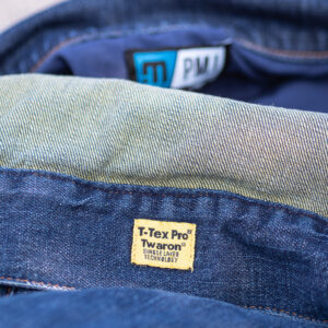 CHAQUETA VAQUERA PMJ WEST AZUL GASTADO