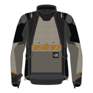 CHAQUETA ALPINESTARS HAROK V2 DRYSTAR® ALUMINUM WALNUT BLACK
