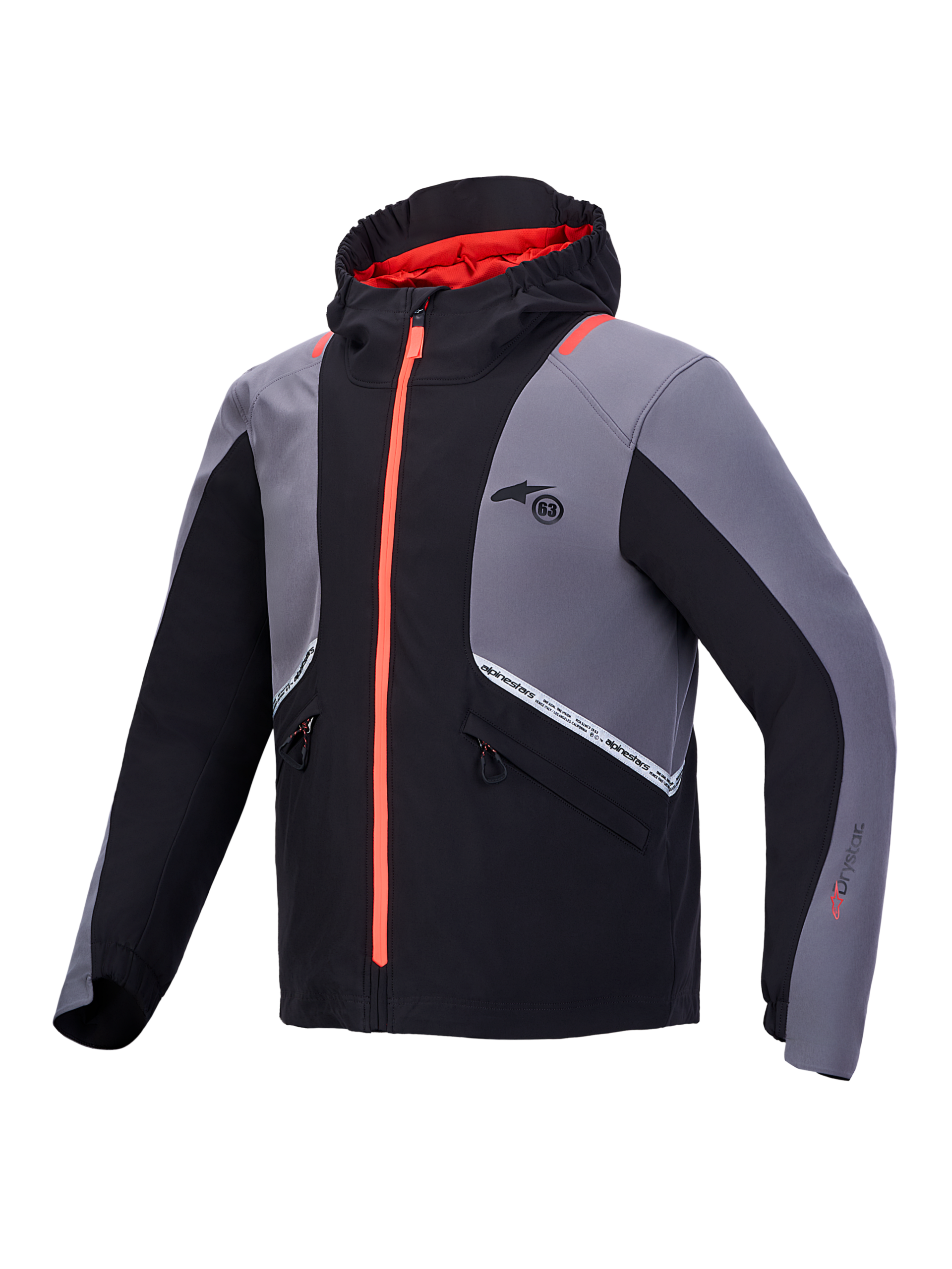 CHAQUETA ALPINESTARS C-5 DRYSTAR BLACK DARK GRAY