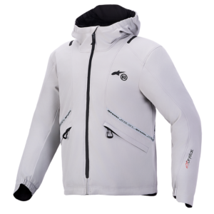 CHAQUETA ALPINESTARS C-5 DRYSTAR LIGHT GRAY BLACK