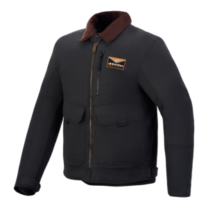 CHAQUETA ALPINESTARS MUSTANG WP DARK ANTHRACITE DARK BROWN