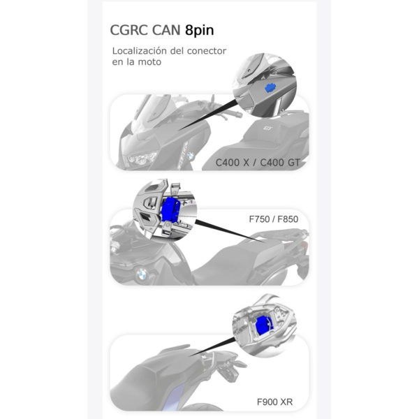 CHIGEE CONTROL REMOTO CHIGEE RC CAN BMW 4 PINES PARA AIO-5