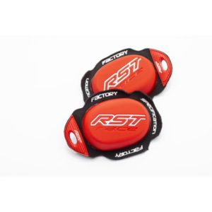 Deslizaderas de rodilla RST Factory Race con velcro invertido Rojo