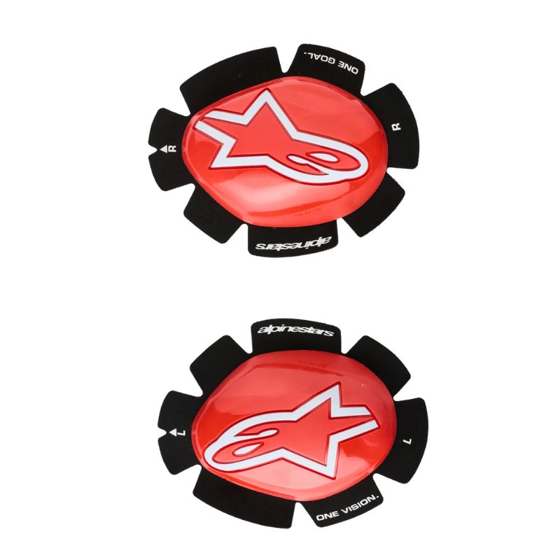 Deslizadores Alpinestars GP PLUS KNEE SLIDER RED WHITE