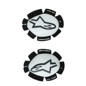 Deslizadores Alpinestars GP PLUS KNEE SLIDER WHITE BLACK