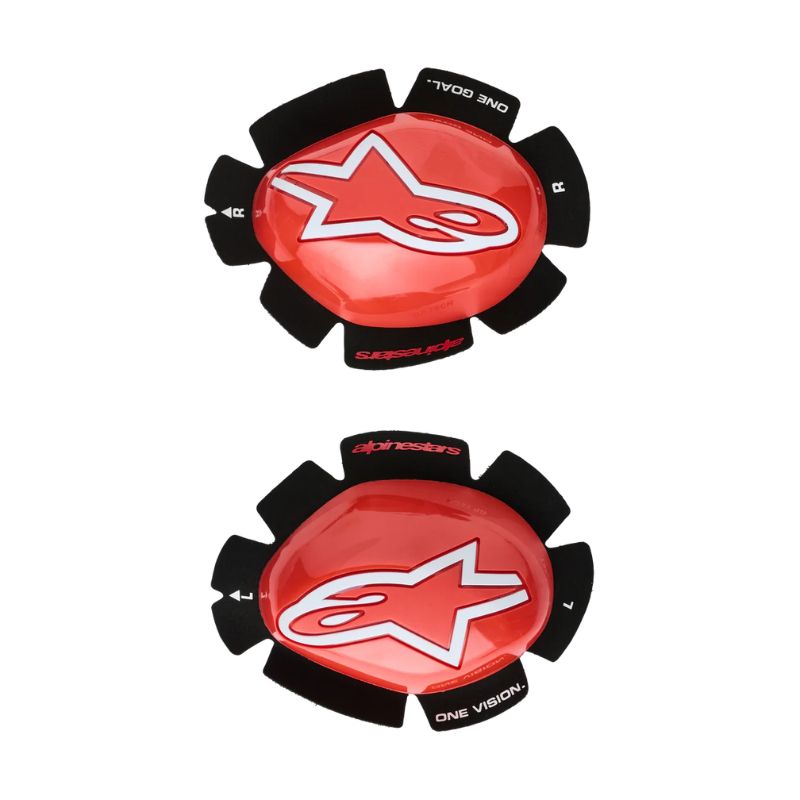 Deslizadores Alpinestars GP TECH KNEE SLIDER RED WHITE