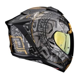 Casco Scorpion EXO-1500 AIR APUS Black-Grey-Gold