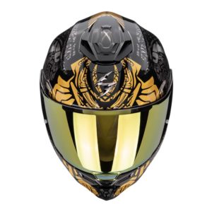 Casco Scorpion EXO-1500 AIR APUS Black-Grey-Gold