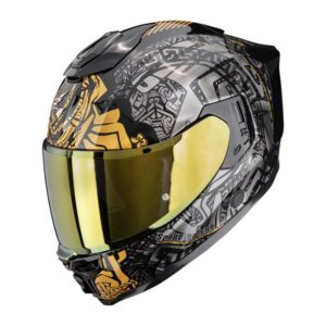 Casco Scorpion EXO-1500 AIR APUS Black-Grey-Gold