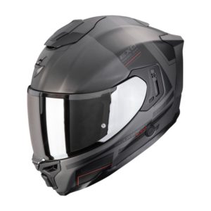 Casco Scorpion EXO-1500 AIR DUAL Matt Silver-Black-Red