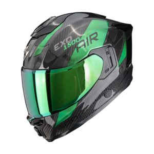 Casco Scorpion EXO-1500 CARBON AIR PLATTED Black-Green