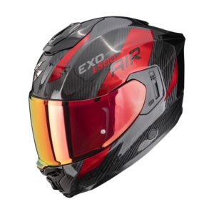 Casco Scorpion EXO-1500 CARBON AIR PLATTED Black-Red