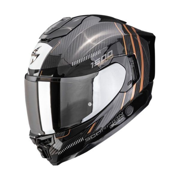 Casco Scorpion EXO-1500 CARBON AIR ZITY Black-Copper