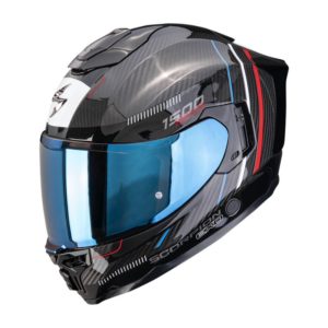 Casco Scorpion EXO-1500 CARBON AIR ZITY Black-Red-Blue