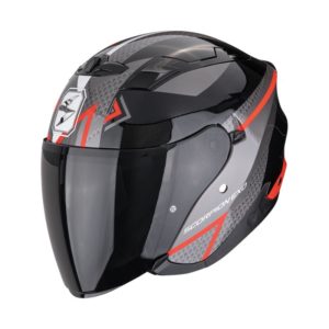Casco Scorpion EXO-230 LOOP Metal Black-Red