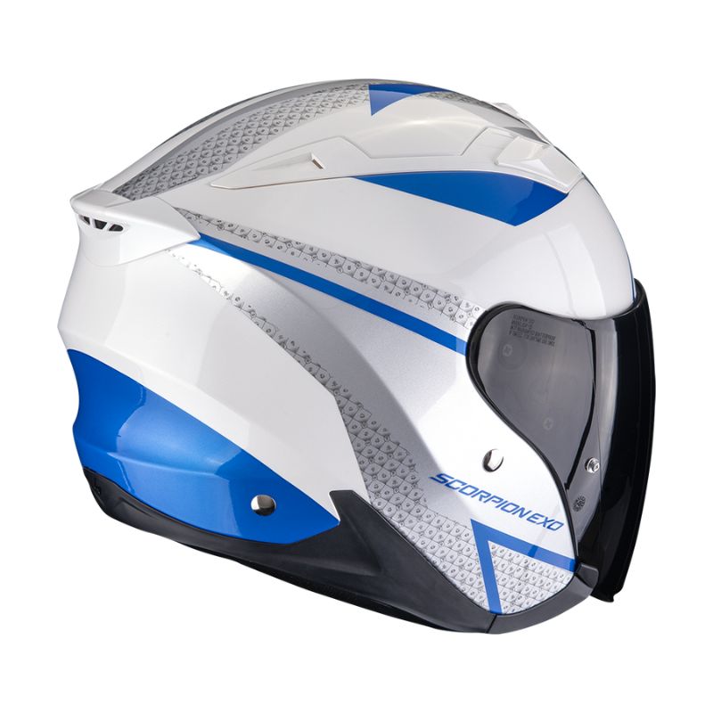Casco Scorpion EXO-230 LOOP White-Blue