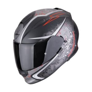 Casco Scorpion EXO-491 RUN Matt black-Red