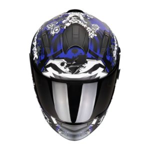Casco Scorpion EXO-491 SPECTOR Matt Black-Blue