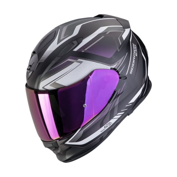 Casco Scorpion EXO-491 ZUMO Matt Black-Chameleon