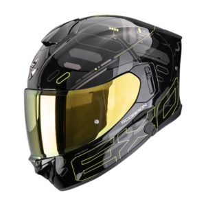 Casco Scorpion EXO-530 AIR FOND Black-Neon Yellow