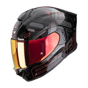 Casco Scorpion EXO-530 AIR FOND Metal Black-Red