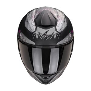 Casco Scorpion EXO-530 AIR HADJI Matt Black-Pink