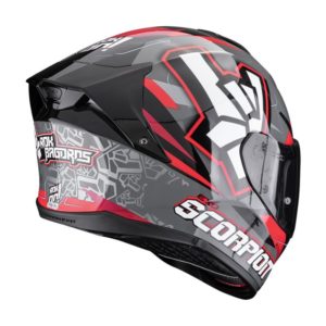 Casco Scorpion EXO-530 AIR ROK Grey-Black-Red