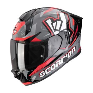 Casco Scorpion EXO-530 AIR ROK Grey-Black-Red