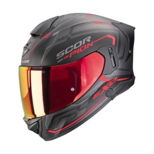 Casco Scorpion EXO-530 AIR SLOPE Matt Black-Red