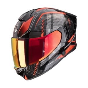 Casco Scorpion EXO-530 AIR THERAS Metallic Black-Red