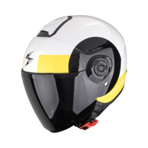 Casco Scorpion EXO-CITY II SHEER White-Black-Yellow