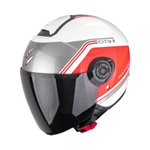 Casco Scorpion EXO-CITY II VITA White-Red