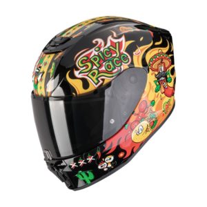 Casco Scorpion EXO-JNR AIR YUCATAN Black-Yellow-Red
