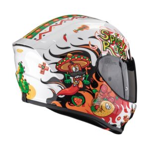 Casco Scorpion EXO-JNR AIR YUCATAN White-Orange-Black