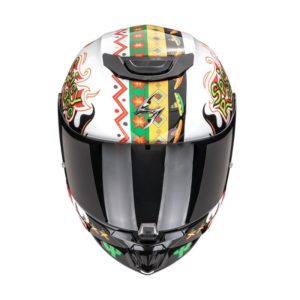 Casco Scorpion EXO-JNR AIR YUCATAN White-Orange-Black